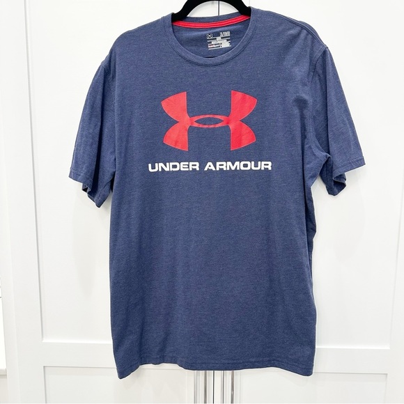 UNDER ARMOUR | Blue & Red Shirt Size XL - Picture 1 of 4